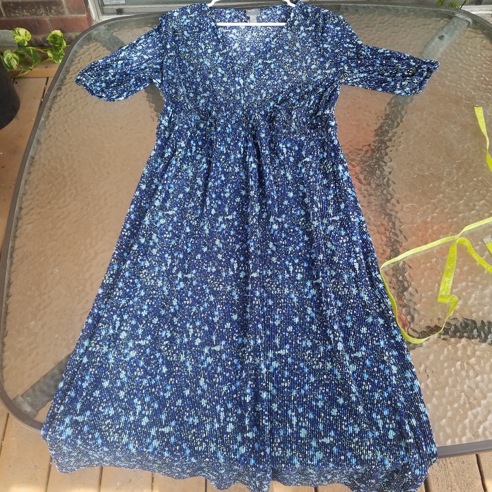Blue Floral ASOS Dress